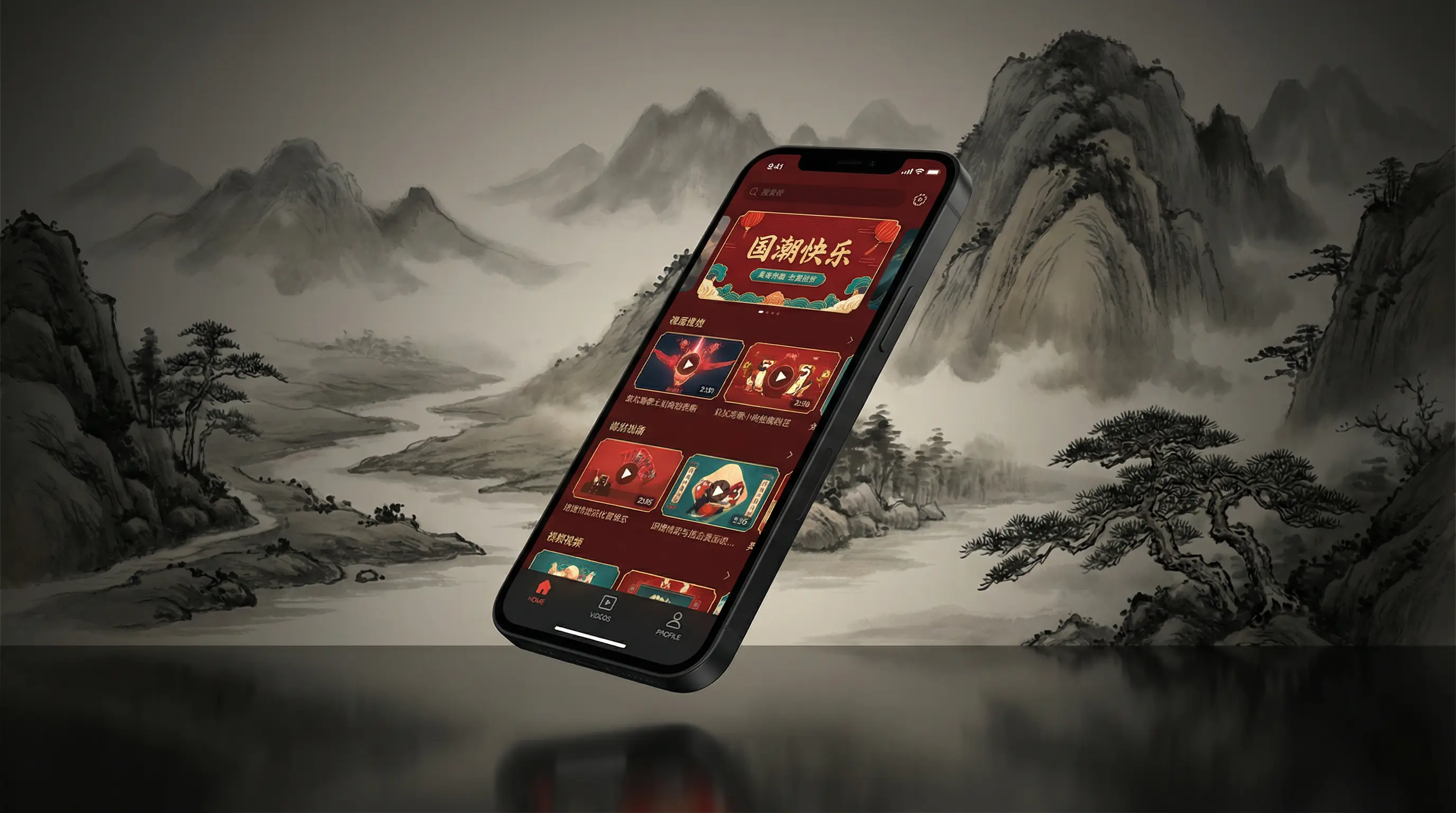 绿椅子 韩国电影 移动端APP界面展示